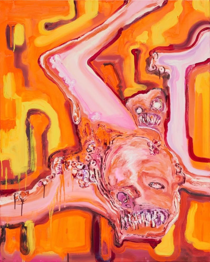 장파 Fluid Neon Series 2018 캔버스에 유채 100x80.3cm