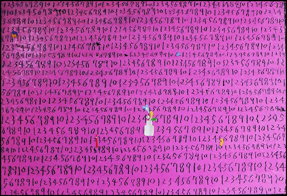 오세열, Untitled,  117x80cm, Mixed media, 2020