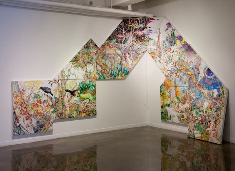 이세준 <형용할 수 없는 것을 형용하기> Oil on Canvas, 738.1x325.1 cm , 2013