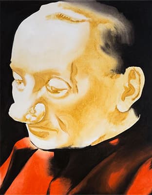 빌헬름 사스날 Wilhelm Sasnal, Untitled(After Domenico Ghirlandaio), 2016, Acrylic on canvas, 55 x 40 cm