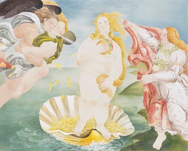 최진원_뚠뚠이의 탄생_장지에 채색_130.3×162.2㎝_2015.