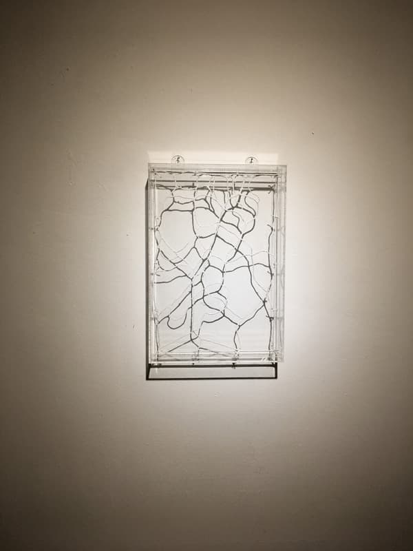 박소현_내가 보는 세상, 네가 보는 세상_실, 페인트_35.5 x 24.5 cm_2019