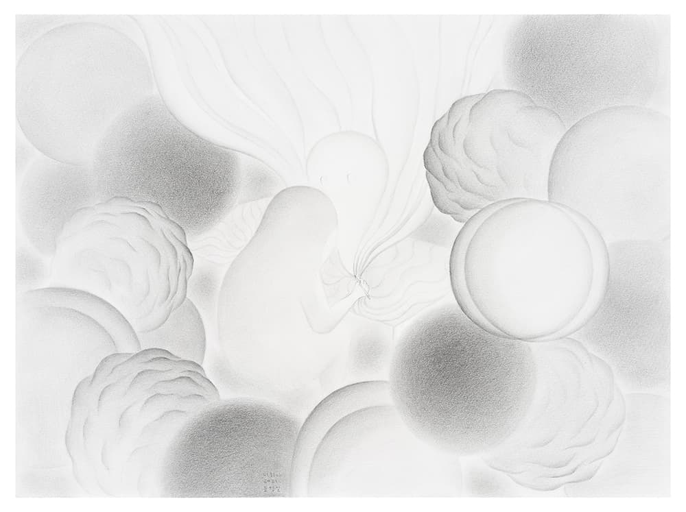 표영실, 너와나, pencil on pape,r 28x38cm, 2021