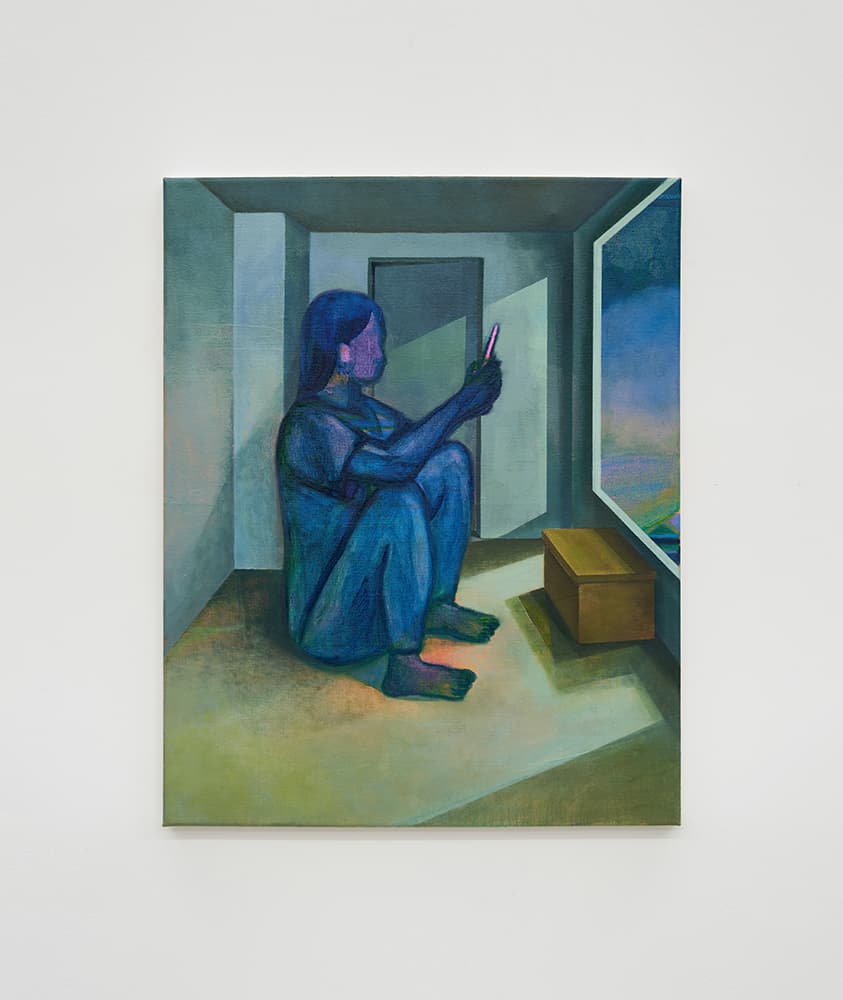 Conversation, 51x41cm, oil on canvas, 2023