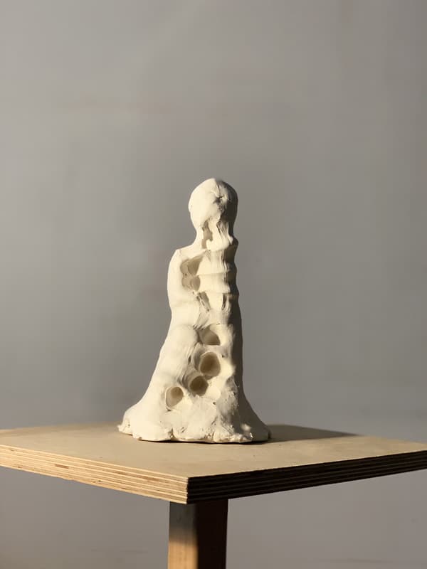 쥠, 7x35cm, 도예토, 2019