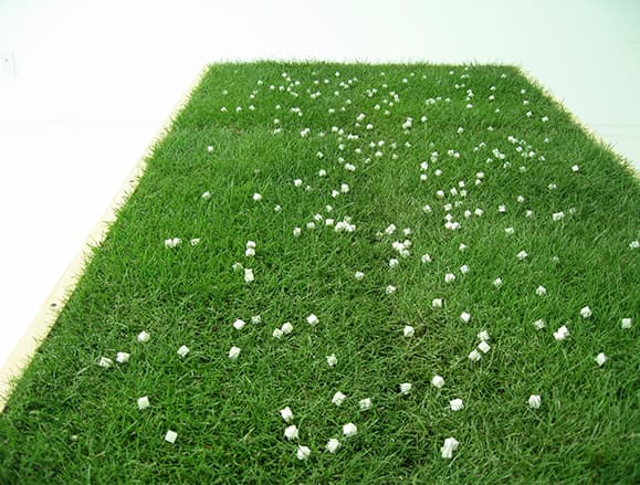 장준석, Fantasiless, 2008, Polyethylene on Grass, 180x77x90cm 부분