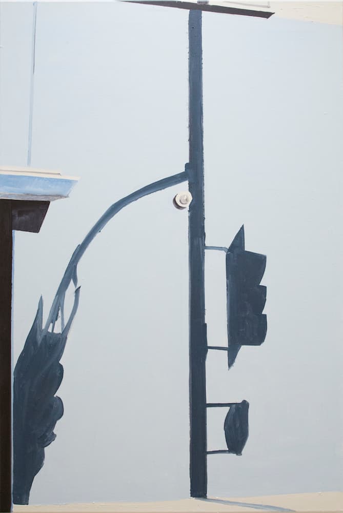 Koen van den Broek, L.A. Music Center, 2018, oil on canvas, 180 x 120 cm