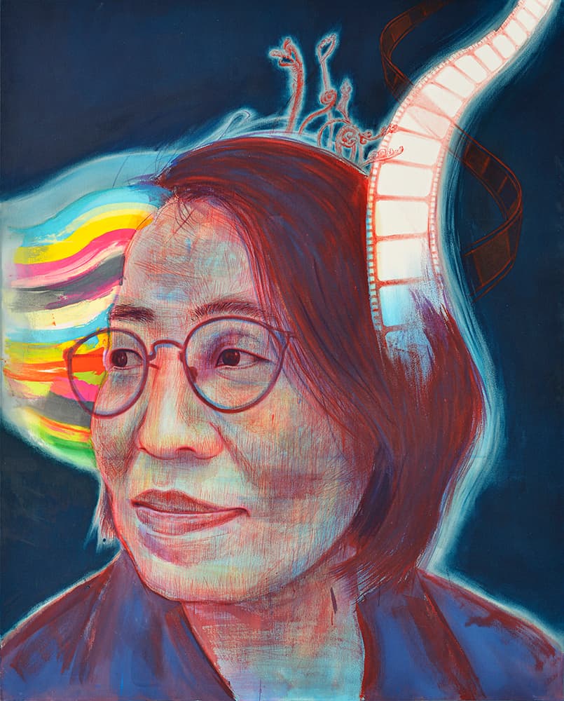 정정엽, 별책부록, 2021, 캔버스에 아크릴, 162×130cm