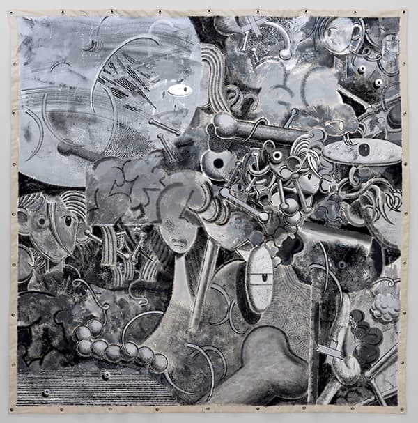 전희수_Fragments_Acrylic on canvas_214cm x 214cm_2020