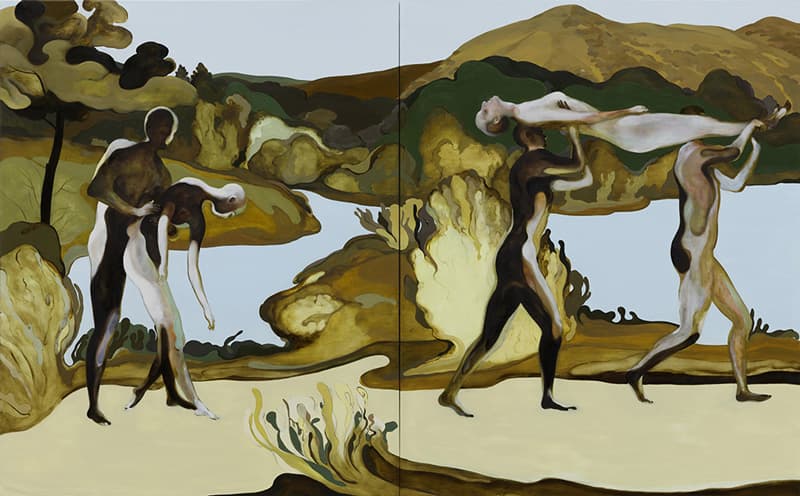 안중경, 헤어짐 , oil on canvas, 162x260.5cm, 2019