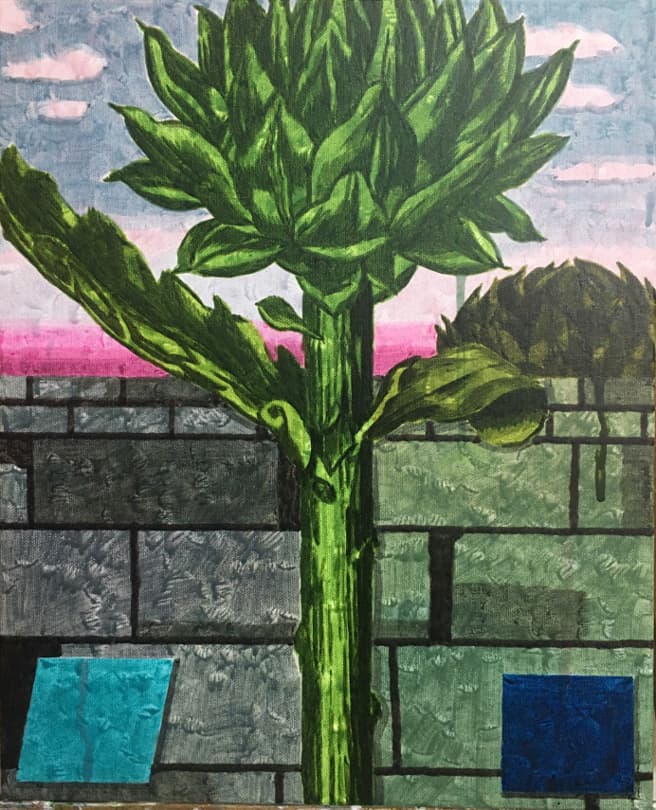 전현선_기억을 삼키는 벽_watercolor on canvas_41x31.8cm_2018