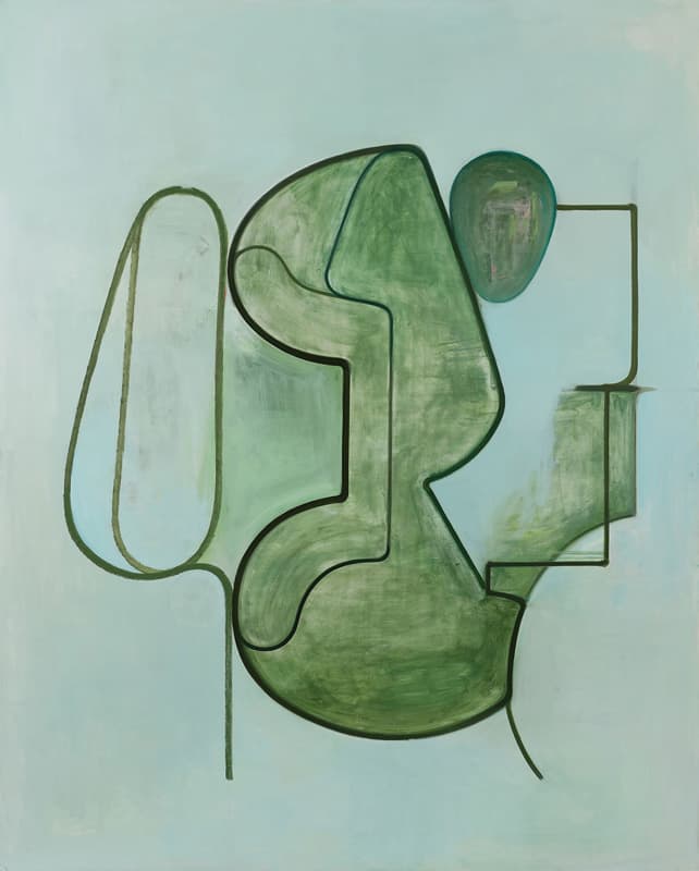 이민정_Green man_캔버스에 유채_130x162cm_2018