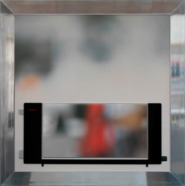 Richard Hamilton, Toaster, 1966-7 1966-67 (reconstructed 1969),Chromed steel and Perspex on colour photograph, 81 x 81 cm, Hamilton Estate