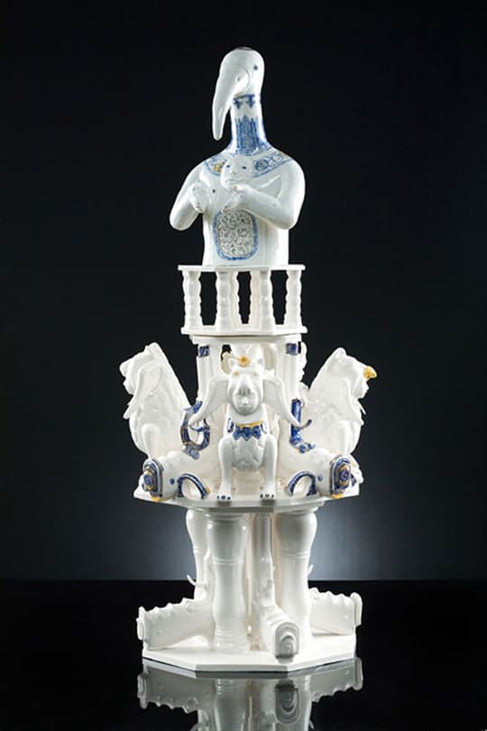이윤희_white night no02_porcelain_80×30×30cm_ 2007