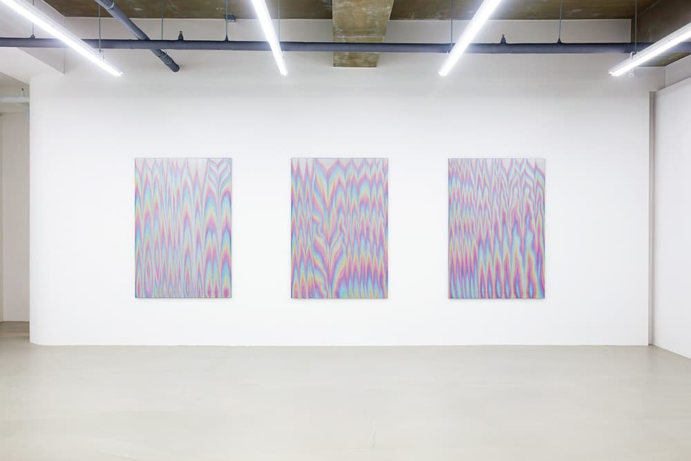 Heewon Oh, Iridescent Fog 전시전경, ONE FOUR
