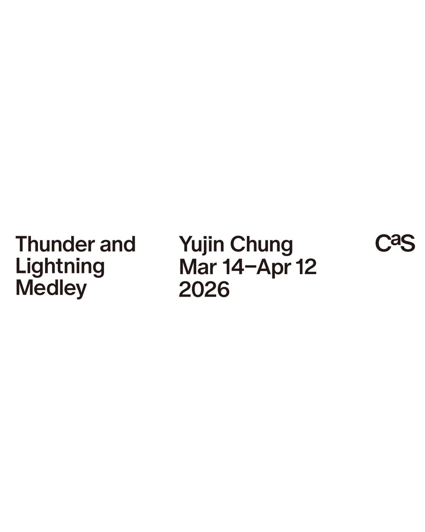 정유진 개인전: 천둥번개메들리 Yujin Chung: Thunder and Lightning Medley 1
