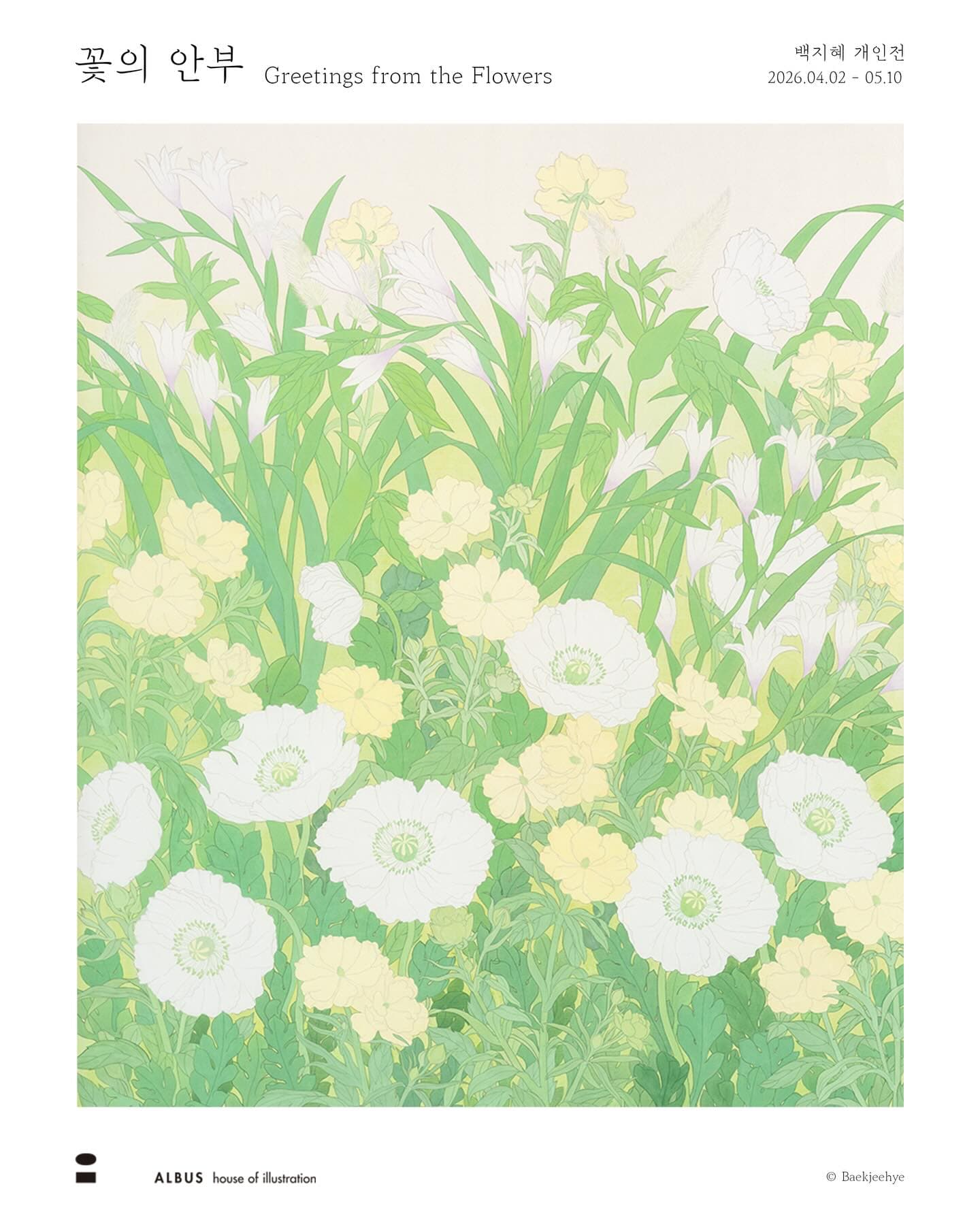 백지혜 개인전: 꽃의 안부 Greetings from the Flowers 1
