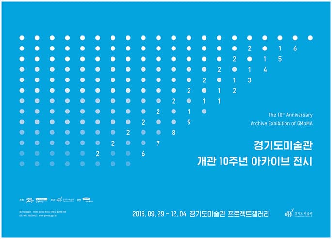 경기도미술관 개관 10주년 아카이브 전시 1