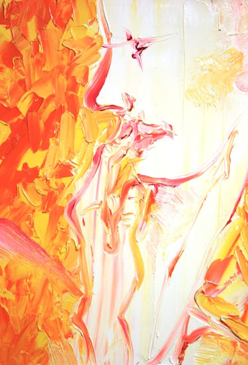 나하린, 삐에로, Oil on canvas, 24.2×33.4, 2010