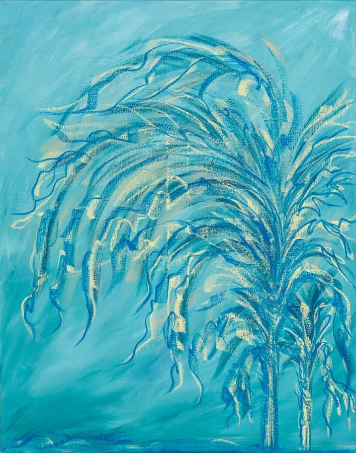 승연례, The Blue Dream, Mixed media , 72.7 x 90.9cm, 2020