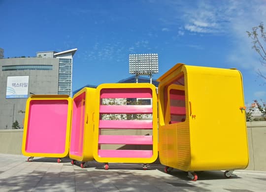 MOTOElastico_FLIP, Ticket Booth_동대문 DDP, Seoul_2014