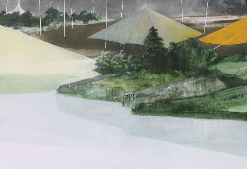 박수연_A little prayer_80.3 x 116.8cm_장지에 혼합채색_2015