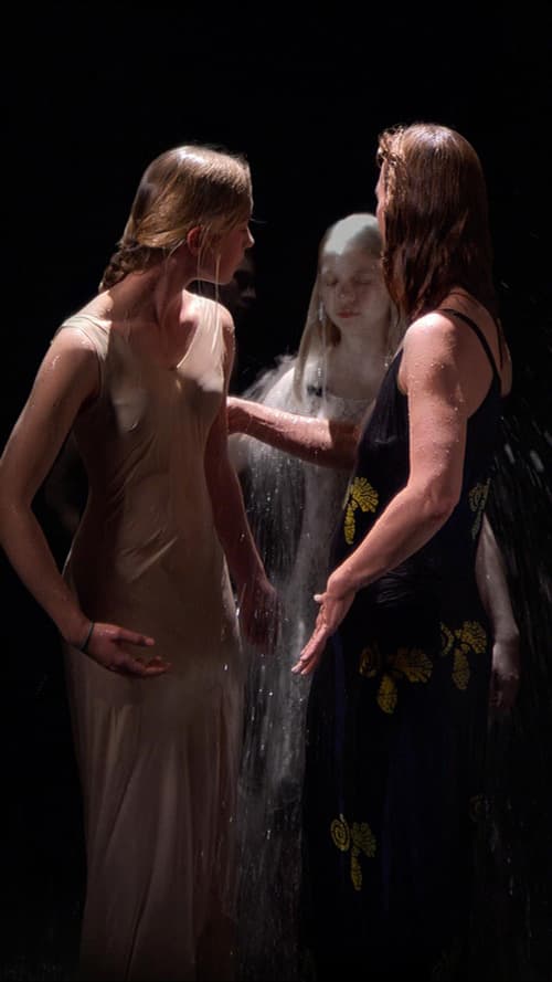 빌비올라, Three women, 2008, Color High-Definition video on plasma display, 9min