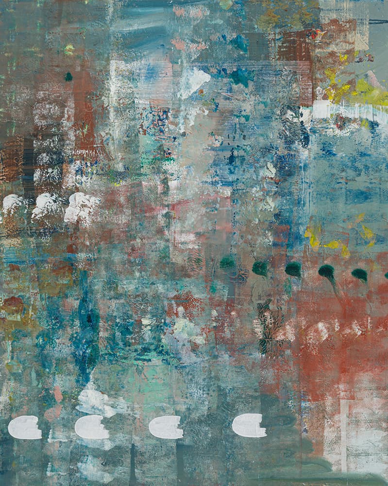 Hyungji Park 박형지 Four Marks 네 개의 자국 2021-2022 Oil on canvas 162.3 x 130.3 cm