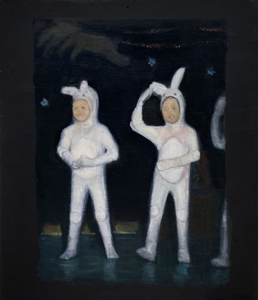 김지용, 학예회, oil on canvas, 53x45.5cm, 2020.