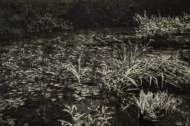 노경민_늪_옥당지에 수묵채색_116x72.5cm_2014