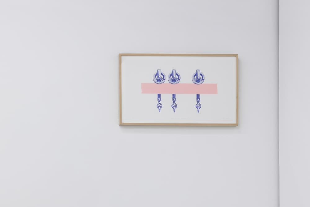 김영재_Meat Hooks for Sculptors no.2_실크스크린_35x64cm_2021