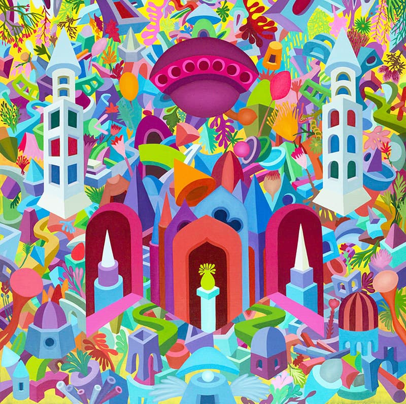 제유성, The Invisible 2020, 140x140cm,oil on canvas,2020