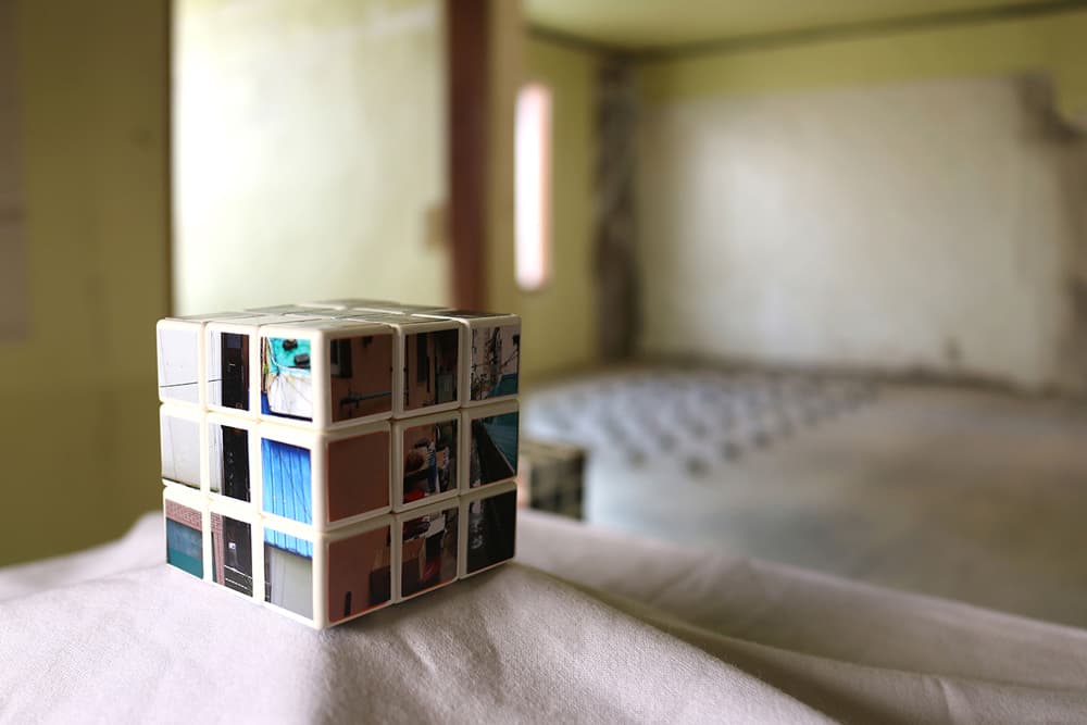 민주, ㅏㄷㅁㄱㅓㄴ, 5.5×5.5×5.5㎝(3ea), mixed media, 2019