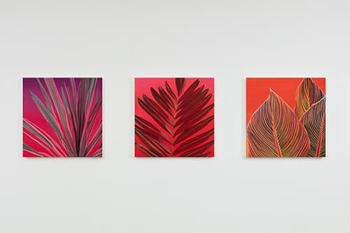 Gee SONG Leaf 2016, oil on canvas, 60x60cm