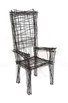 박진일, Drawing Series Armchair 1, 2017, Mixed Media, 60x68x139cm