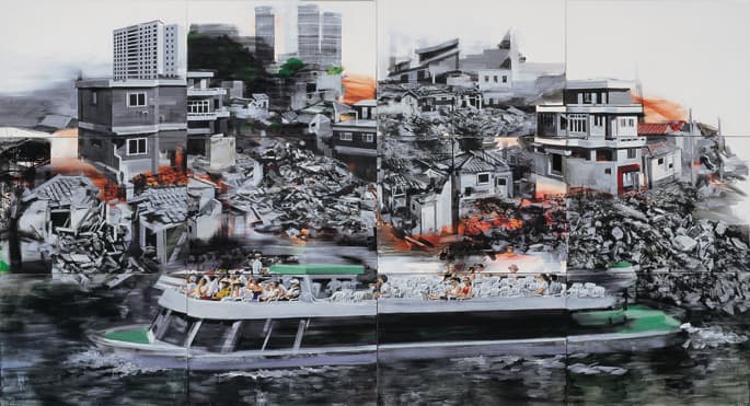 이문주_Cruise_캔버스에아크릴_195.3×363.6cm_2009