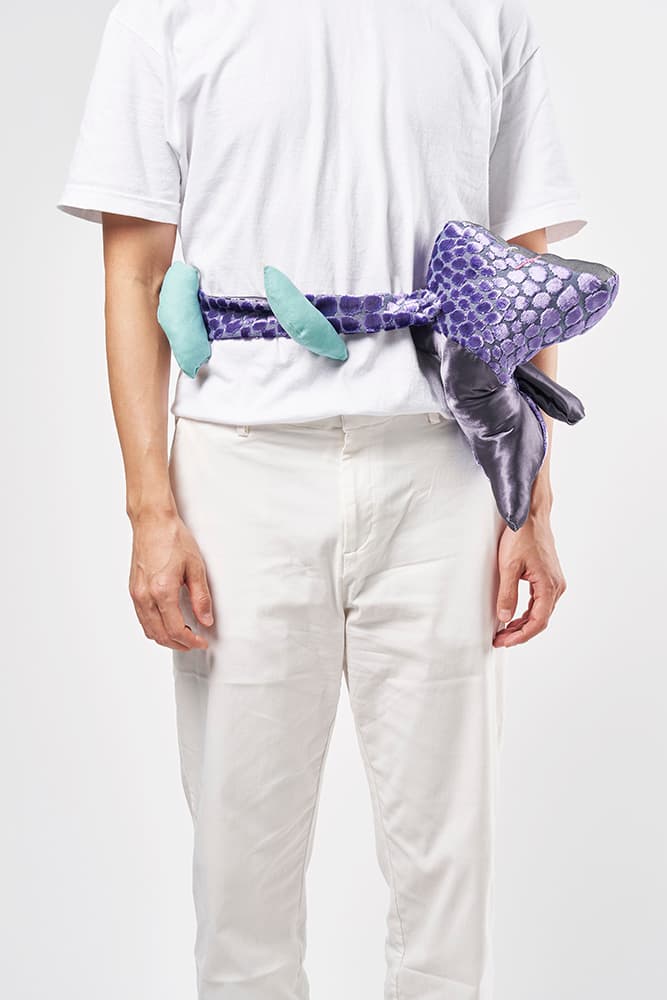 Detachable Kidney, 2020 fabric, cotton 80x7x20cm