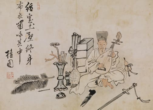 포의풍류도 布衣風流圖  김홍도 金弘道 | 18세기
