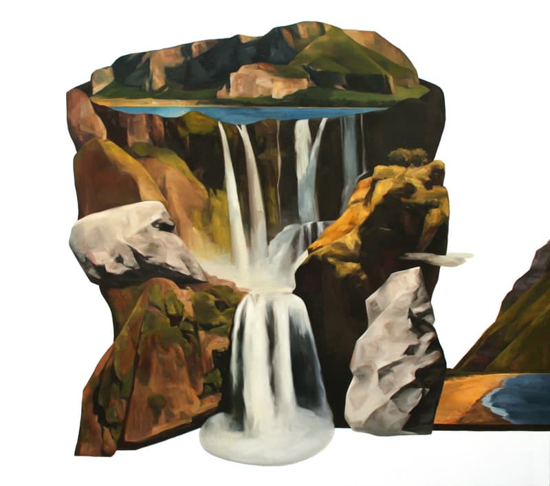 하지훈, unbekanntes paradies(unknown Paradise, oil on canvas, 135x150cm, 2008