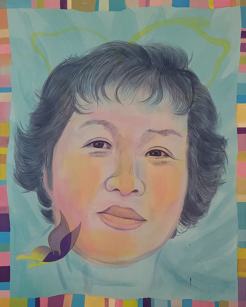 정정엽, 위대한 헌신, 2021, 캔버스에 아크릴, 162×130cm