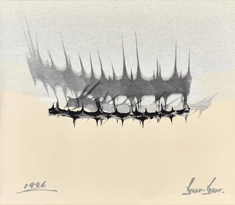송번수, <분노의 자아>, 1996, 모사, 평직, 235×277㎝