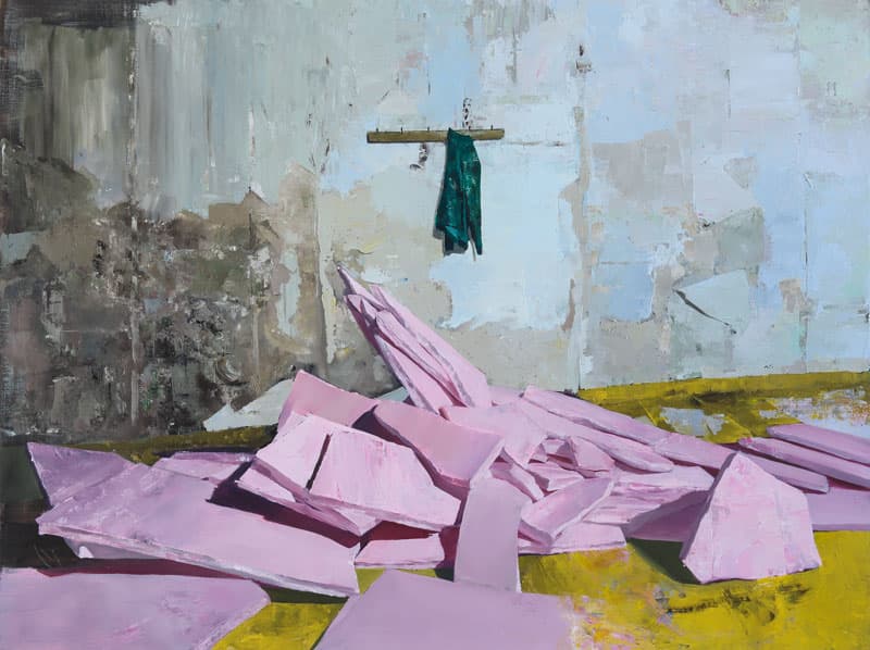 안지산 AHN Jisan_The Sea of Pink Ice_2016_Oil on Canvas_194x209cm (이미지제공: 아라리오갤러리)