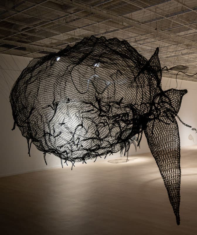 이원경, 당신 신화의 이야기  The Story of Your Mythology 560×180×220cm, 알루미늄 와이어, 2018