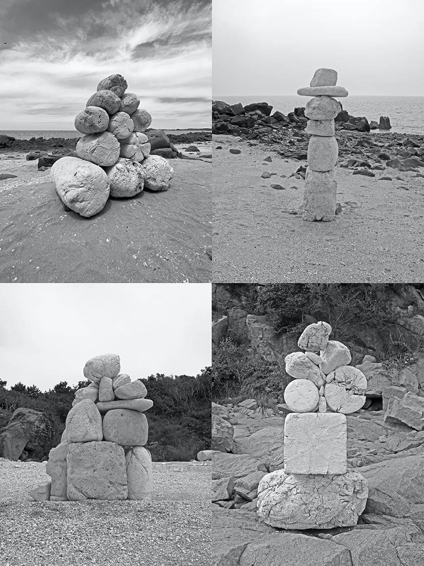 하얀돌탑(White Stone Tower) 기록사진, Archival pigment print, 24x32cm, 2021