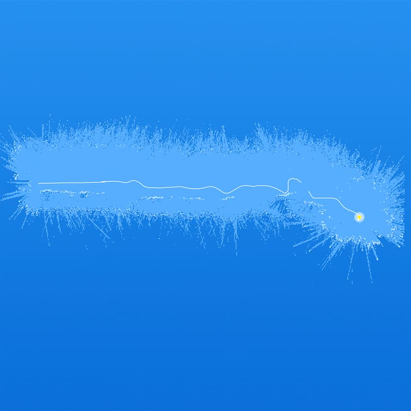 권경환, 〈산책로의 방황〉, 2020. 디지털 프린트, 200 x 200 cm. 이미지 출처: 원앤제이 갤러리