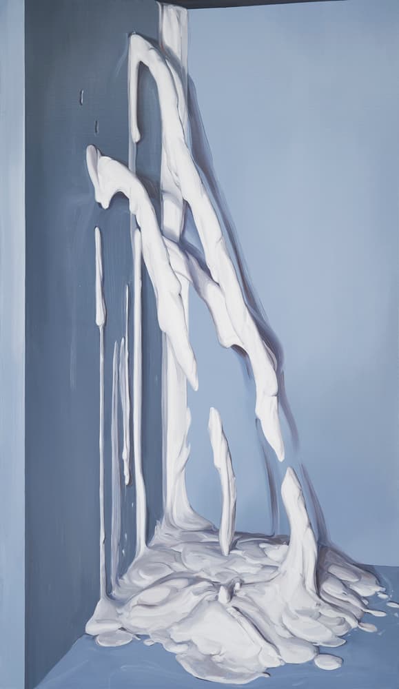노은주, Dropping, 2020, 캔버스에 유화, 193.9x112.1cm