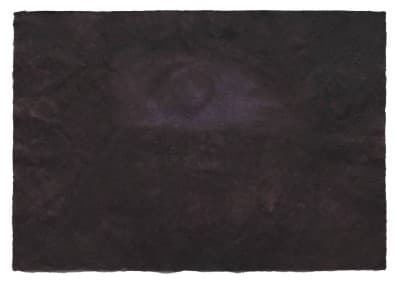 잠긴달, 장지에 혼합재료, 149x213cm, 2016(Sinking moon,mixed media on mulberry paper,2016)