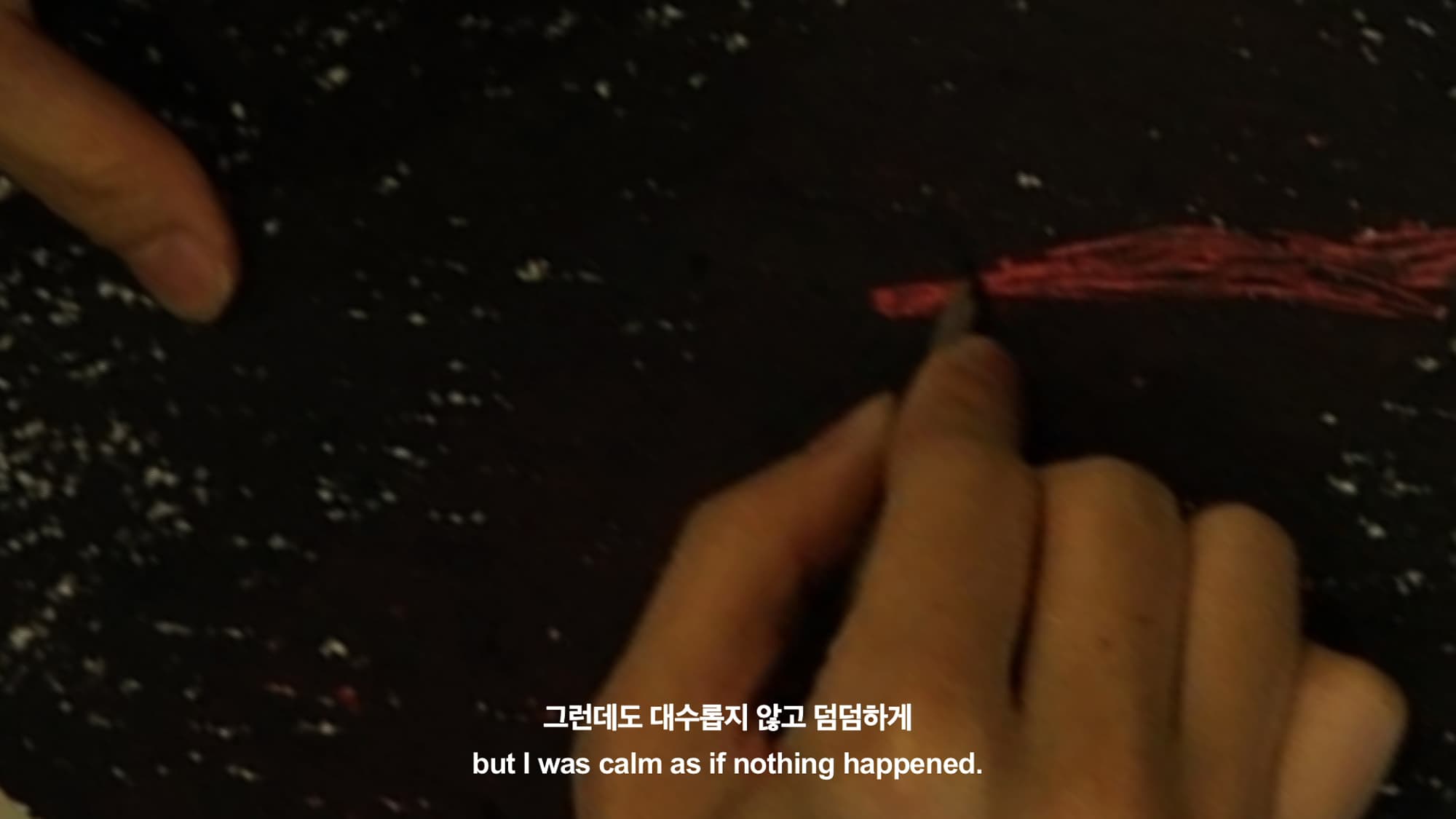 안정윤, 구경꾼, 2016, 14'40", Video, HD, Color, Sound, Courtesy of the artist