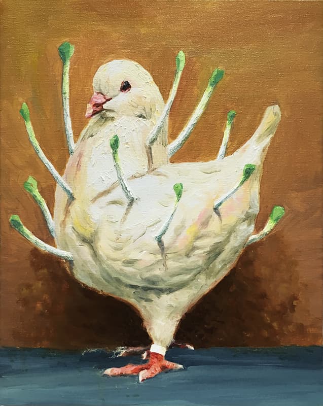 조성훈, 구구, Oil on Canvas, 22.0x27.3cm, 2016