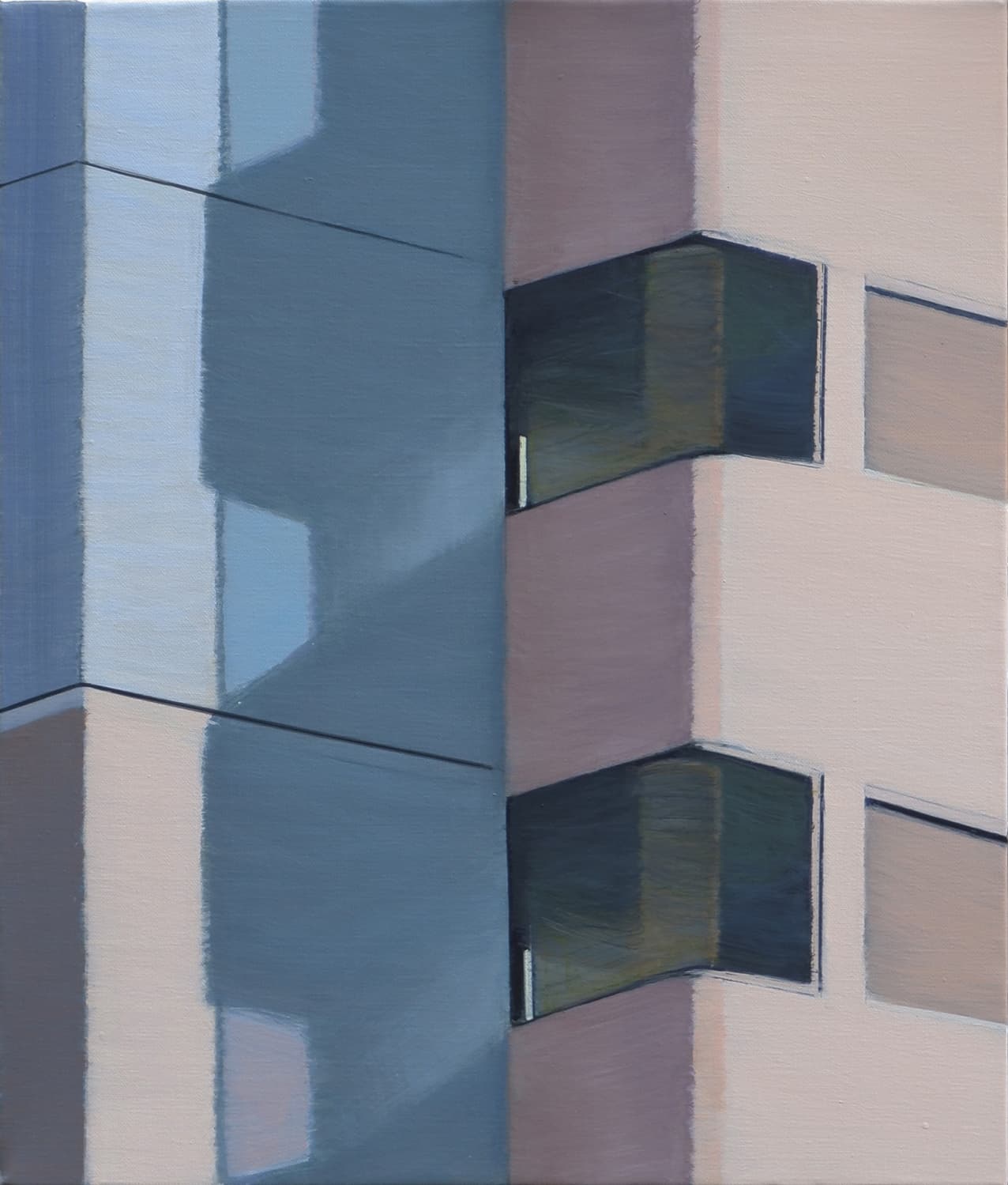 이현우, 빌딩(building), 53 x 45 cm, oil on canvas, 2020
